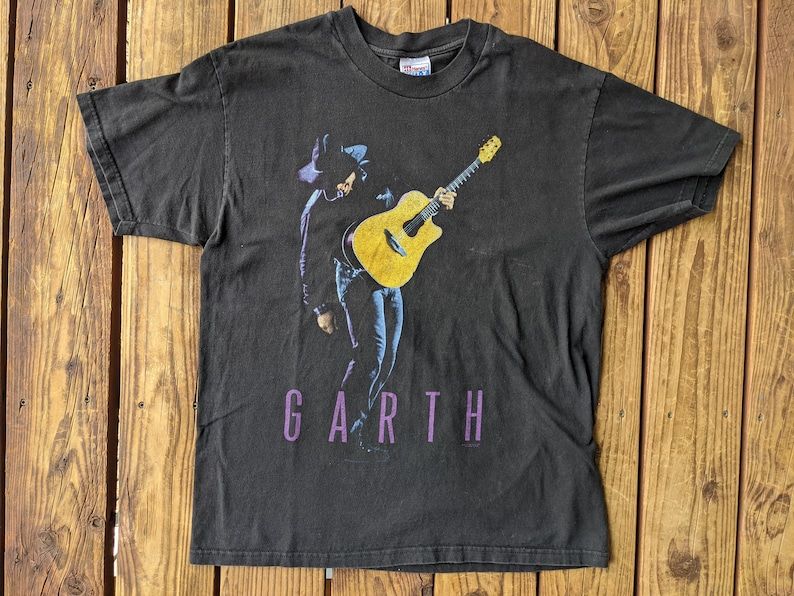 Vintage 90S Garth Brooks Country Western Music Single Stitch Tee