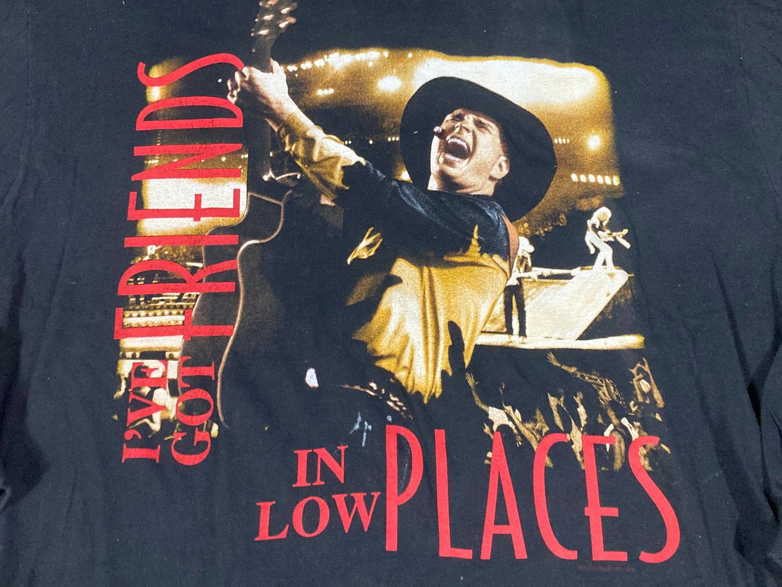 Vintage 90S Garth Brooks Friends In Low Places Shirt - Sz X -