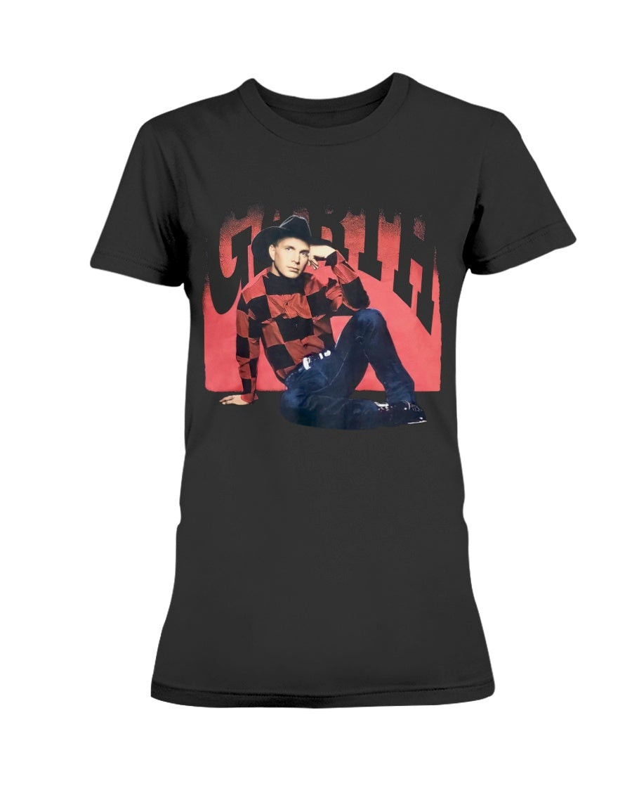 Vintage 90S Garth Brooks On Tour 1993 93 Concert Ladies T Shirt 211213