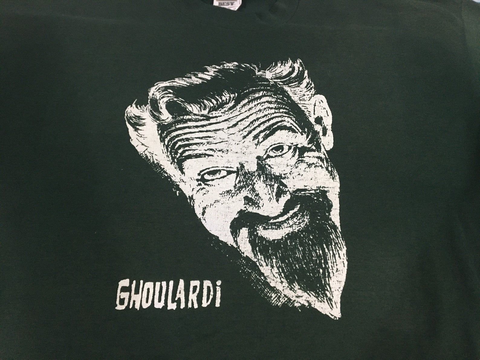 Vintage 90S Ghoulardi Shirt - Sz X - Fruit Of The Loom Tag Horror Weirdo Cleveland Tee