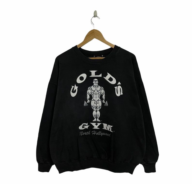 Vintage 90S Gold Gym North Hollywood Venice Beach California Sweatshirt