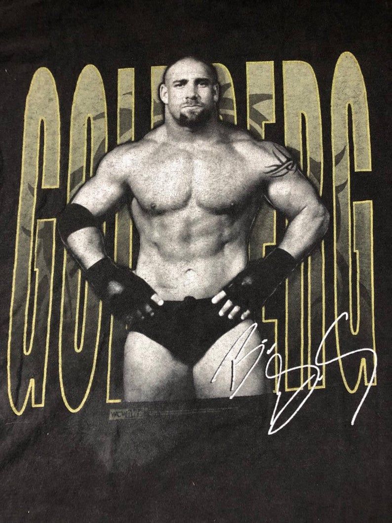 Vintage 90S Goldberg 1998 Wcw Wrestling Shirt