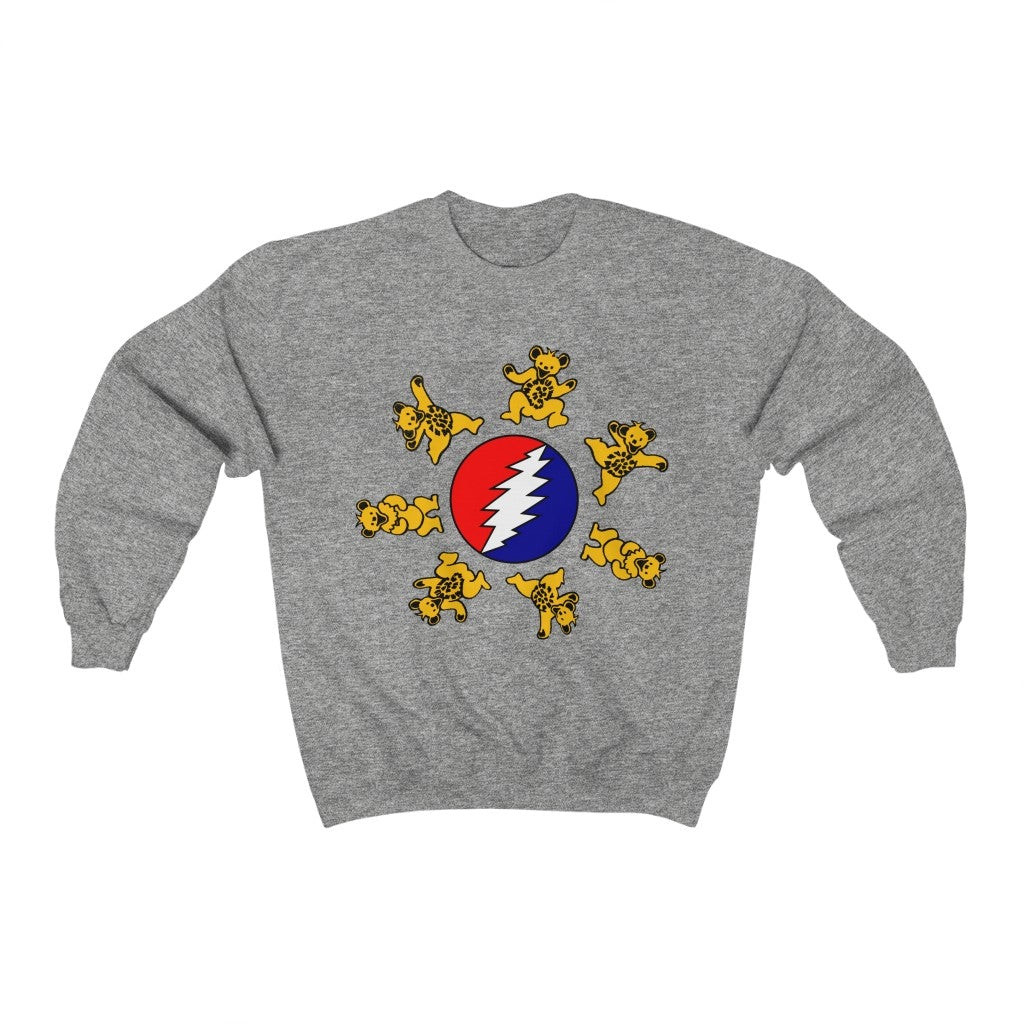 Vintage 90S Grateful Dead Crewneck Grateful Dead Tour Design Sweatshirt 211213