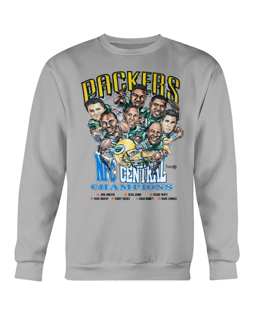 Vintage 90S Green Bay Packers 1995 Caricature Graphic Sweatshirt 210922