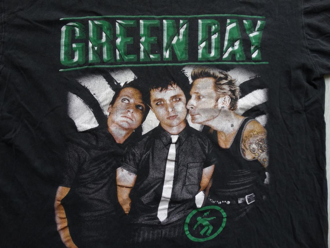 Vintage 90S Green Day Band Shirt