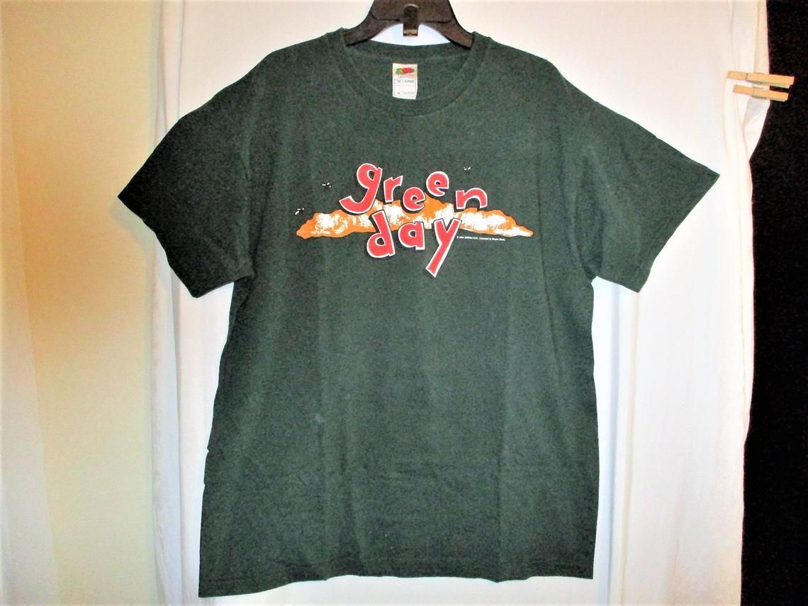 Vintage 90S Green Day Dookie Tour Shirt