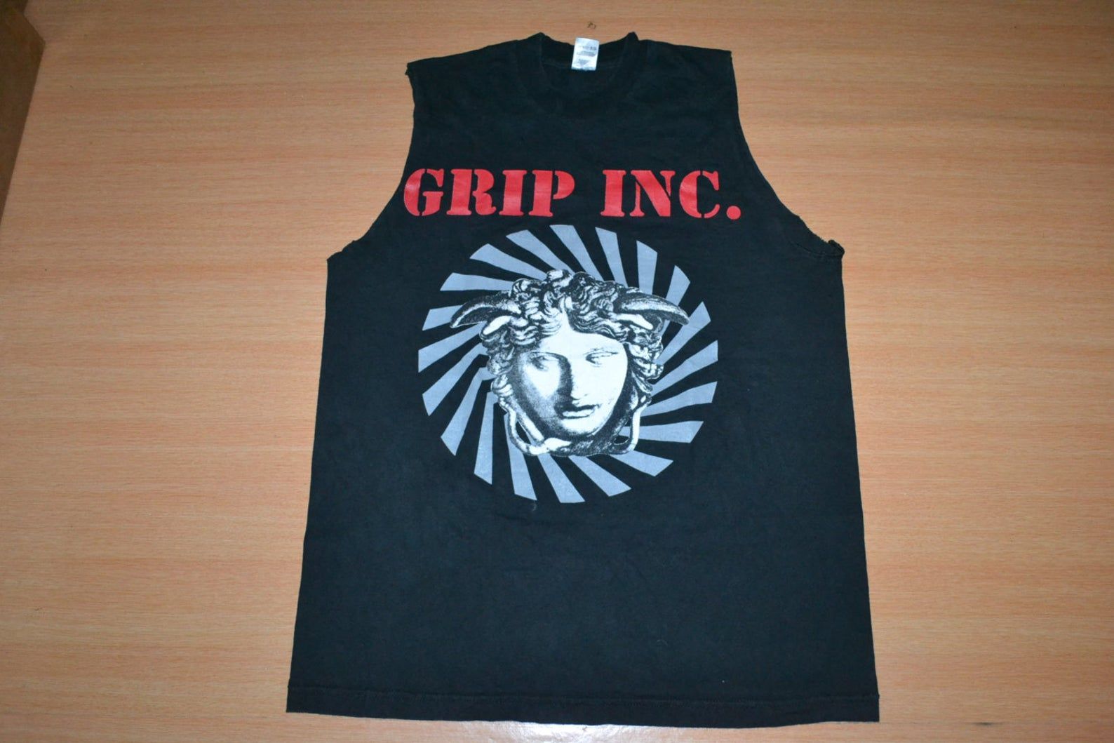 Vintage 90S Grip Inc Groove Metal Tour Concert Promo Album Rare Sleeveless T-Shirt T Shirt