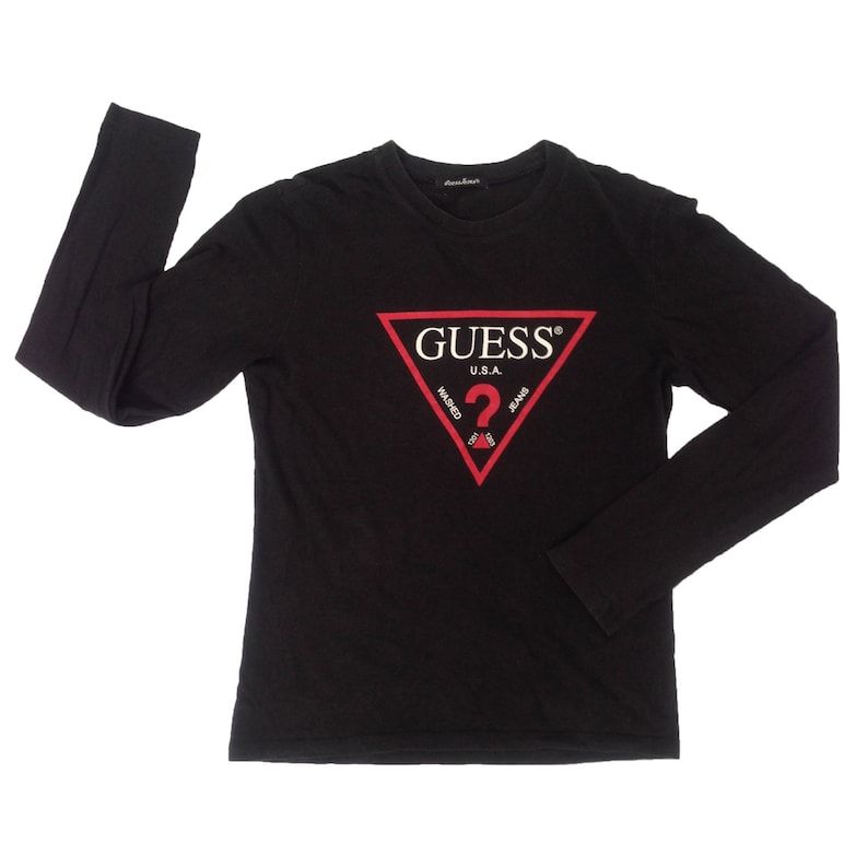 Vintage 90S Guess Long Sleeve T Shirt
