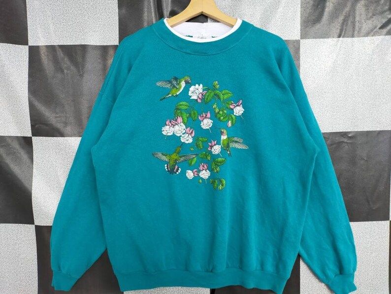 Vintage 90S Habitat By Gopher Sport Crewneck Pull Over Sweatshirt Green Colour Xl Size Rare Item vintage 90s habitat by gopher sport crewneck pull over sweatshirt green colour xl size rare item otufo