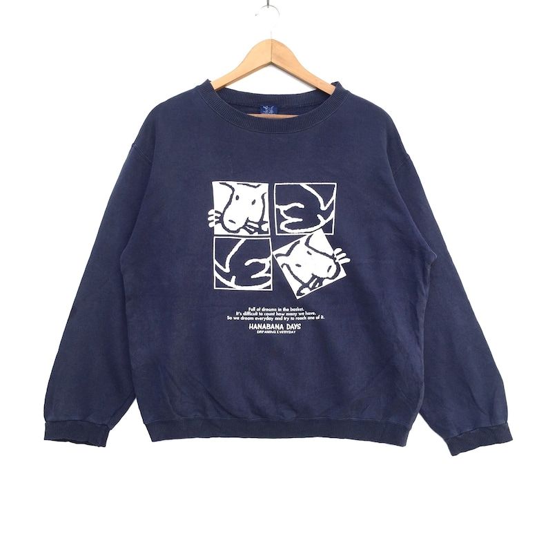 Vintage 90S Hanabana Days Big Logo Sweatshirt