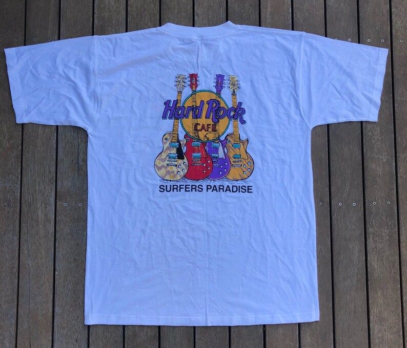 Vintage 90S Hard Rock Cafe Surfers Paradise Australia Souvenir Oversized