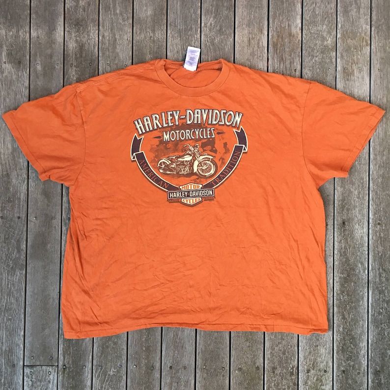 Vintage 90S Harley Davidson Motorcycles Oversized Unisex Biker Pin Up Girl Graphic 3Xl T Shirt Retro Hip Hop Grunge Streetwear California