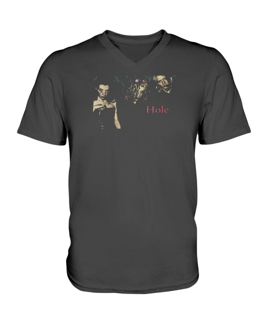 Vintage 90S Hole Courtney Love Celebrity Skin 1999 World Tour V Neck Tee 082421