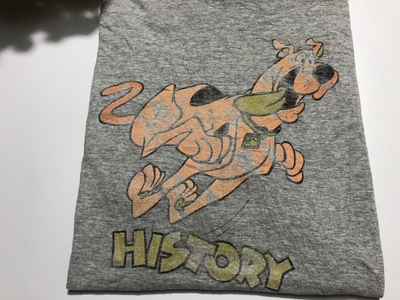 Vintage 90S Iceberg History Scooby Doo Shirt Big Logo