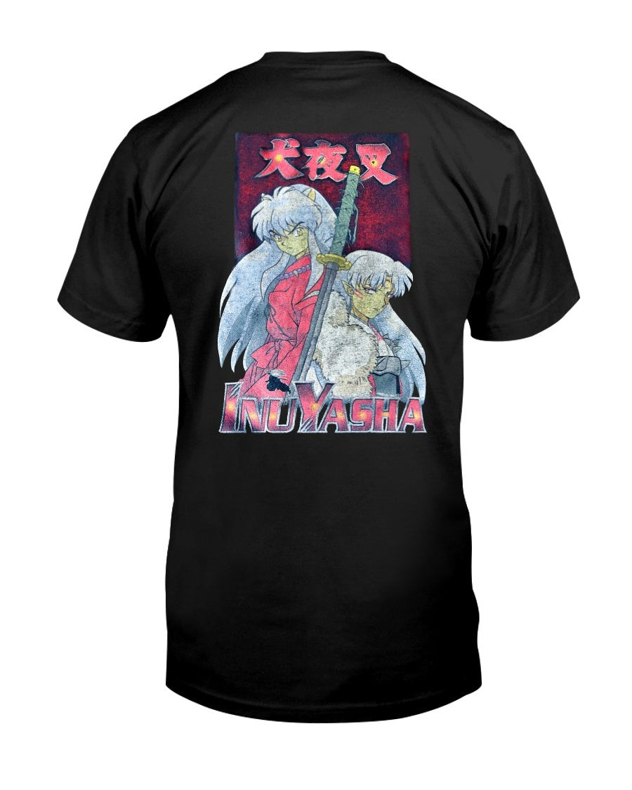 Vintage 90S Inuyasha 1996 Japanese Fantasy Anime Series T Shirt 210923
