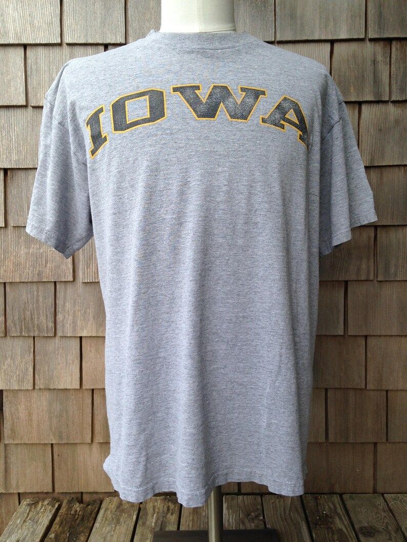Vintage 90S Iowa Hawkeyes T Shirt By Champion Xl University