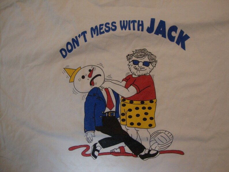Vintage 90S Jacks Pub Volleyball Club Dallas Tx Dont Mess With Jack Funny White T Shirt vintage 90s jacks pub volleyball club dallas tx dont mess with jack funny white t shirt n4y94