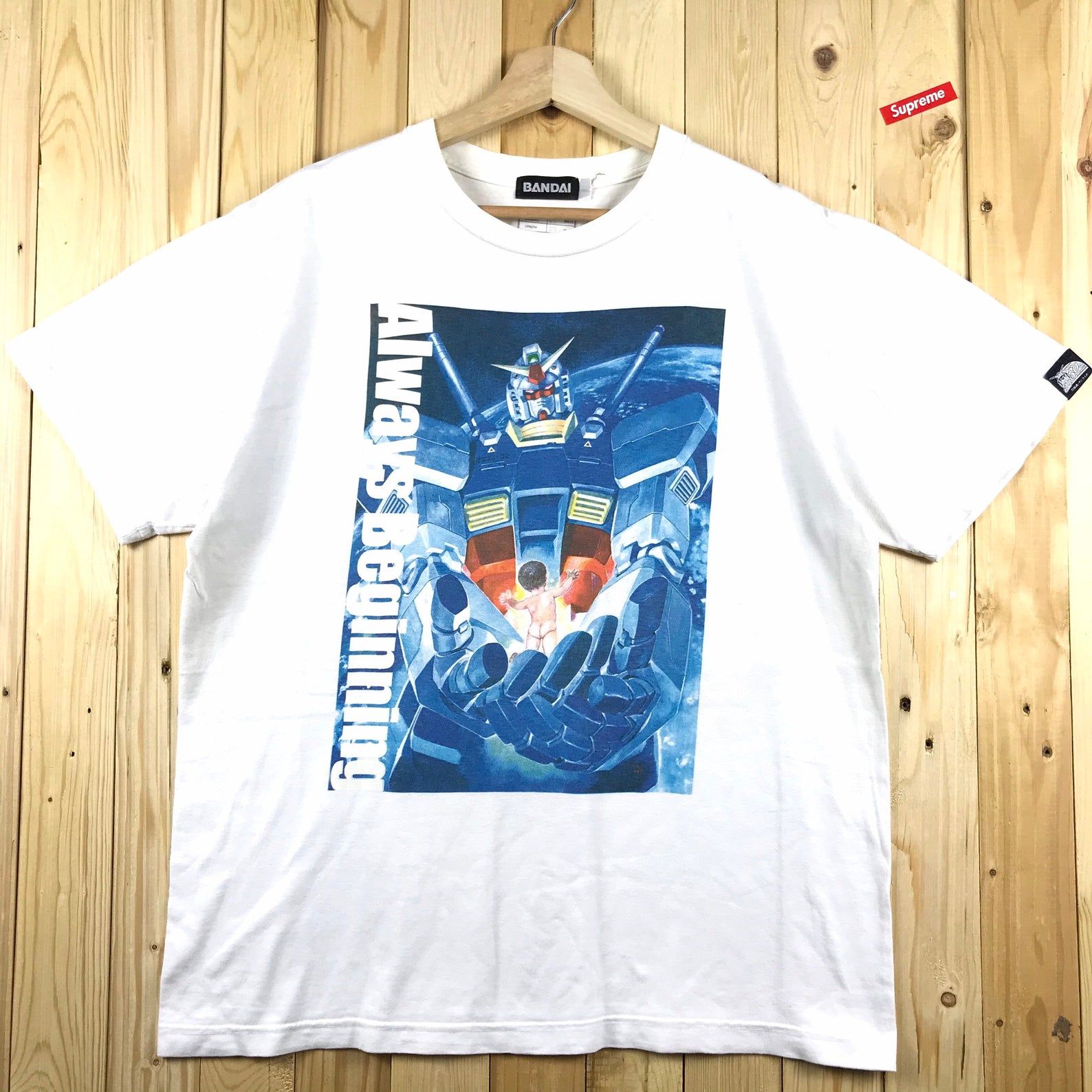 Vintage 90S Japan Anime Gundam Bandai Lagend Anime Shirt