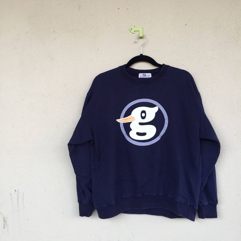 Vintage 90S Japanese Brand Good Enough Spell Out Big Logo Sweatshirt Pullovers Vtg Gdeh Crewneck Jacket
