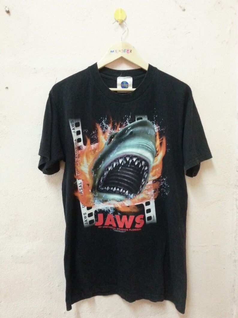Vintage 90S Jaws Universal Studios Florida Tshirt Moviefilm
