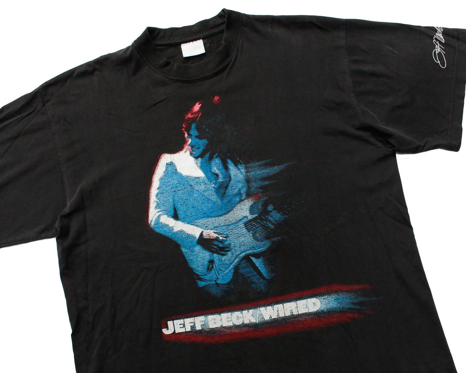 Vintage 90S Jeff Beck Wired T-Shirt | Band Tour Tee The Yardbirds Jimi Hendrix Eric Clapton Satriani