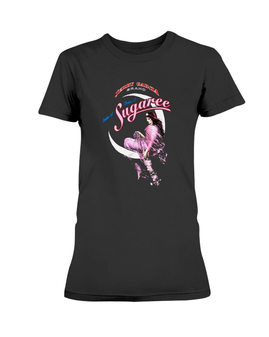 Vintage 90S Jerry Garcia Sugaree Reissue 1995 Rock Music Band Ladies T Shirt 211216