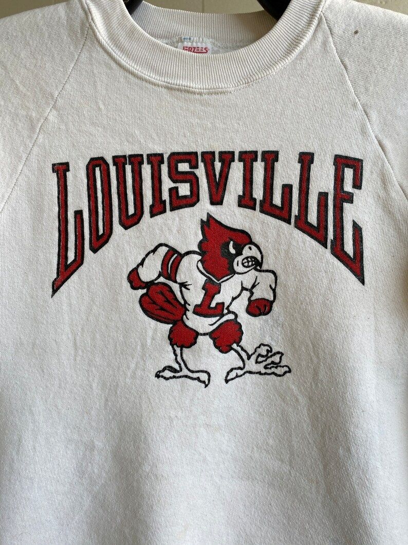 Vintage 90S Jerzees By Russell Louisville Sweatshirt