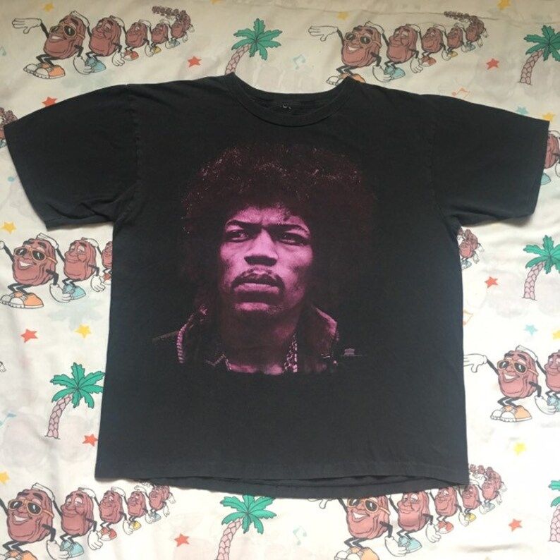 Vintage 90S Jimi Hendrix Are You Experienced Portrait T Shirt 1994 Winterland Rock Express