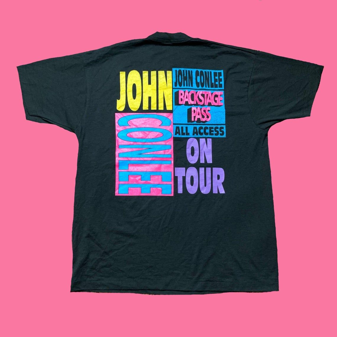 Vintage 90s John Conlee Country Singer Tshirt VTG Single Stitch Western Music Band Tour shirt