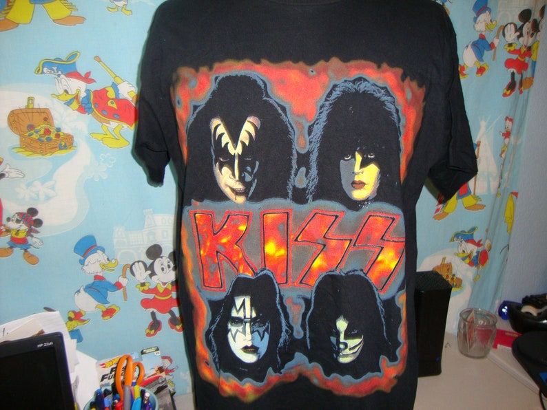 Vintage 90S Kiss 1996 Tour Destroyer Album Art Concert