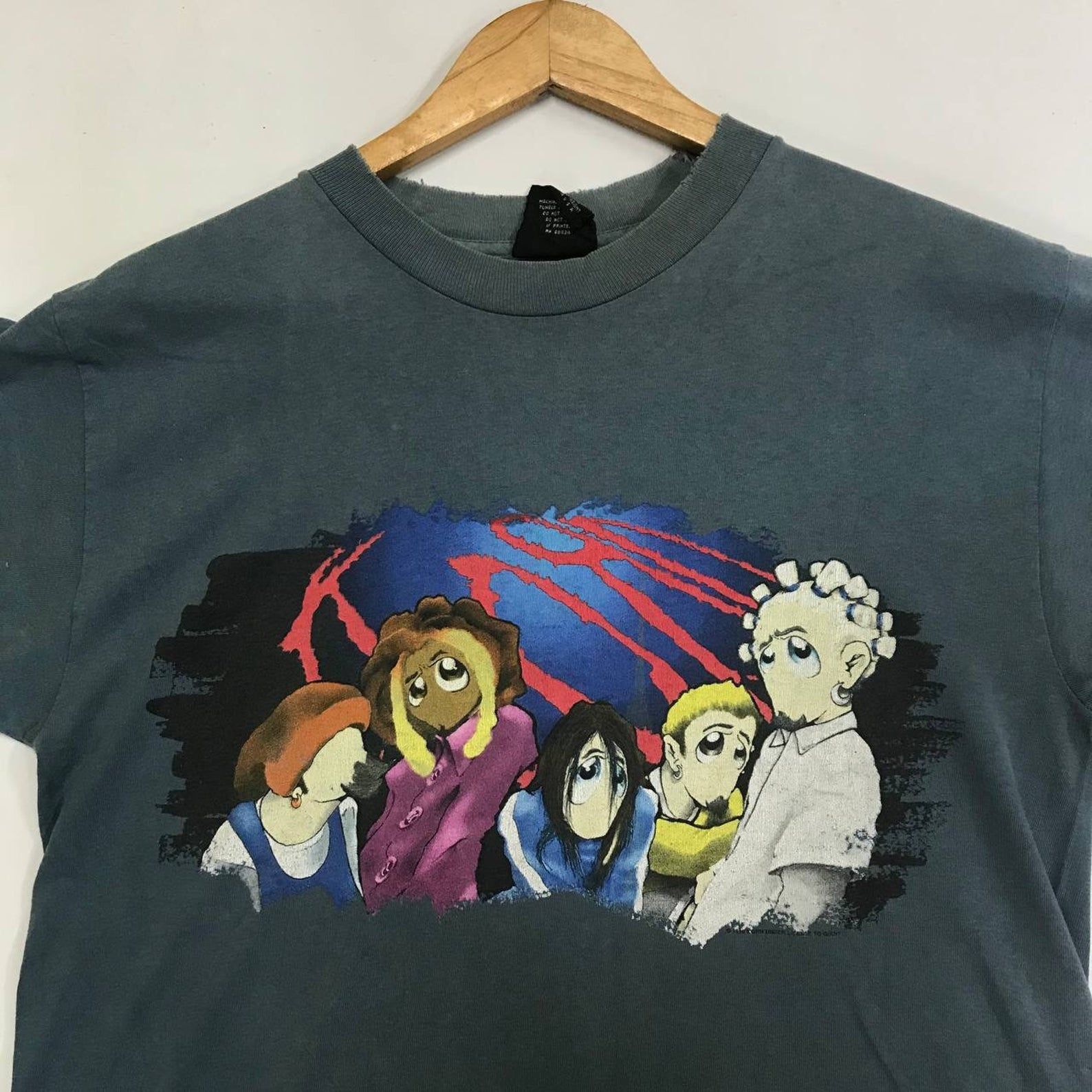 Vintage 90S Korn Band T Shirt Rare Design