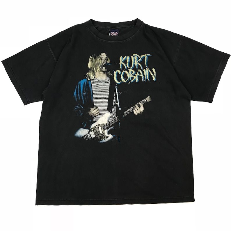 Vintage 90S Kurt Cobain Tribute T Shirt