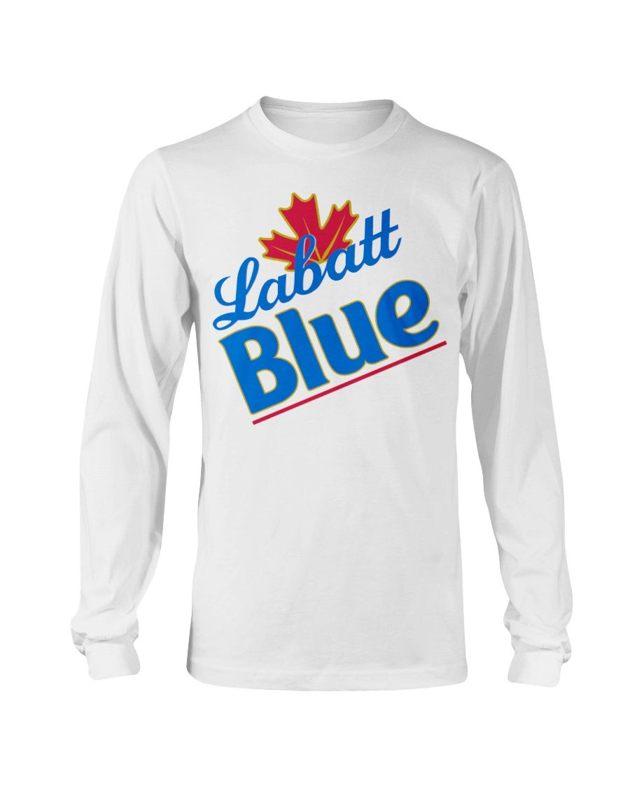 Vintage 90S Labatt Blue Long Sleeve T Shirt 211227