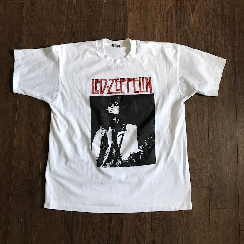 Vintage 90S Led Zeppelin T Shirt Sz Xl