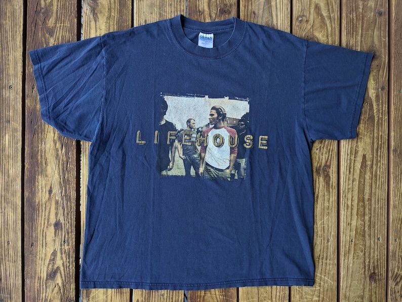 Vintage 90S Lifehouse Band Music Portrait Tee vintage 90s lifehouse band music portrait tee pduln