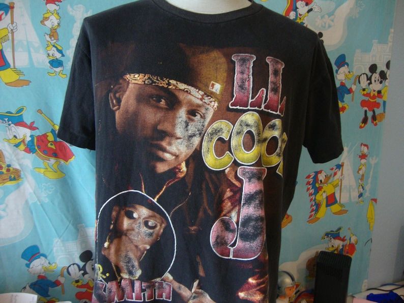 Vintage 90S Ll Cool J Mr Smith Bootleg Rap Tee Hip Hop Concert Tour T Shirt