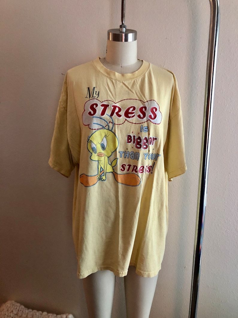 Vintage 90S Looney Tunes Tweety Bird Tee Shirt