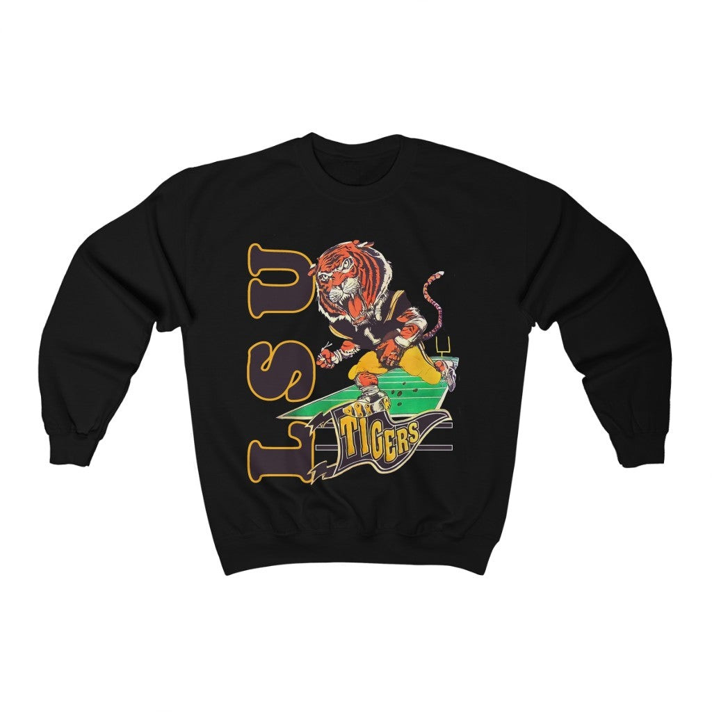 Vintage 90S Louisiana State University Lsu Tigers Sweatshirt 211225