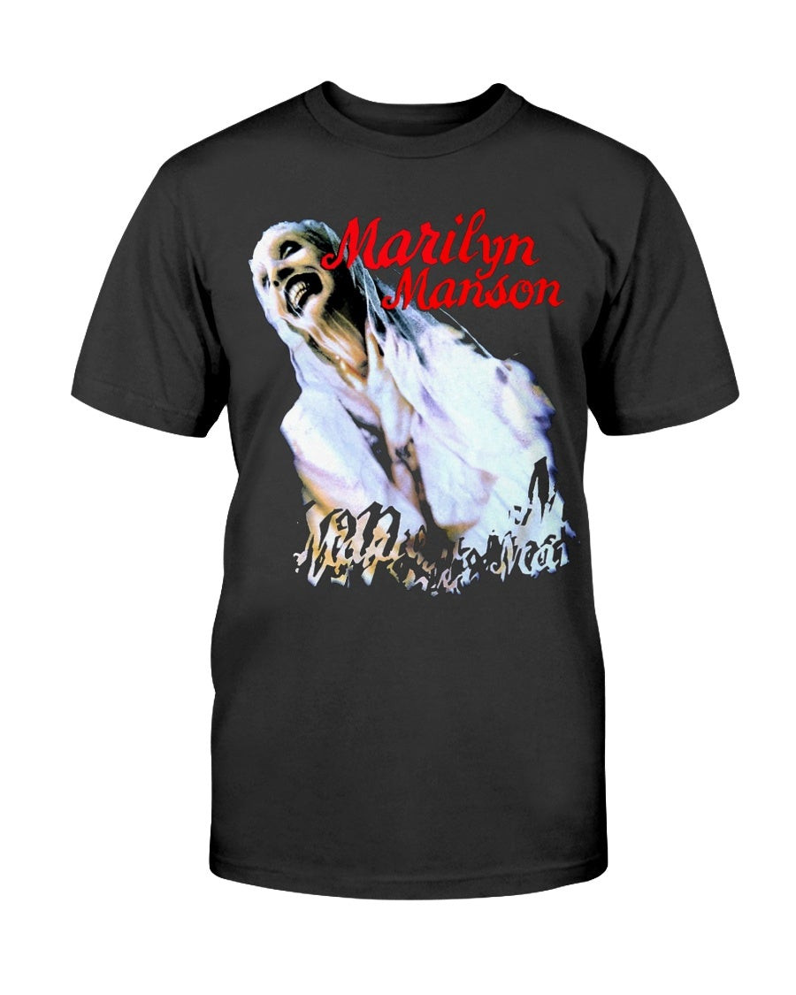 Vintage 90S Marilyn Manson Sweet Dreams Horror Punk Rock Heavy Metal Tour Concert T Shirt 082121 vintage 90s marilyn manson sweet dreams horror punk rock heavy metal tour concert t shirt 082121 rqp5h