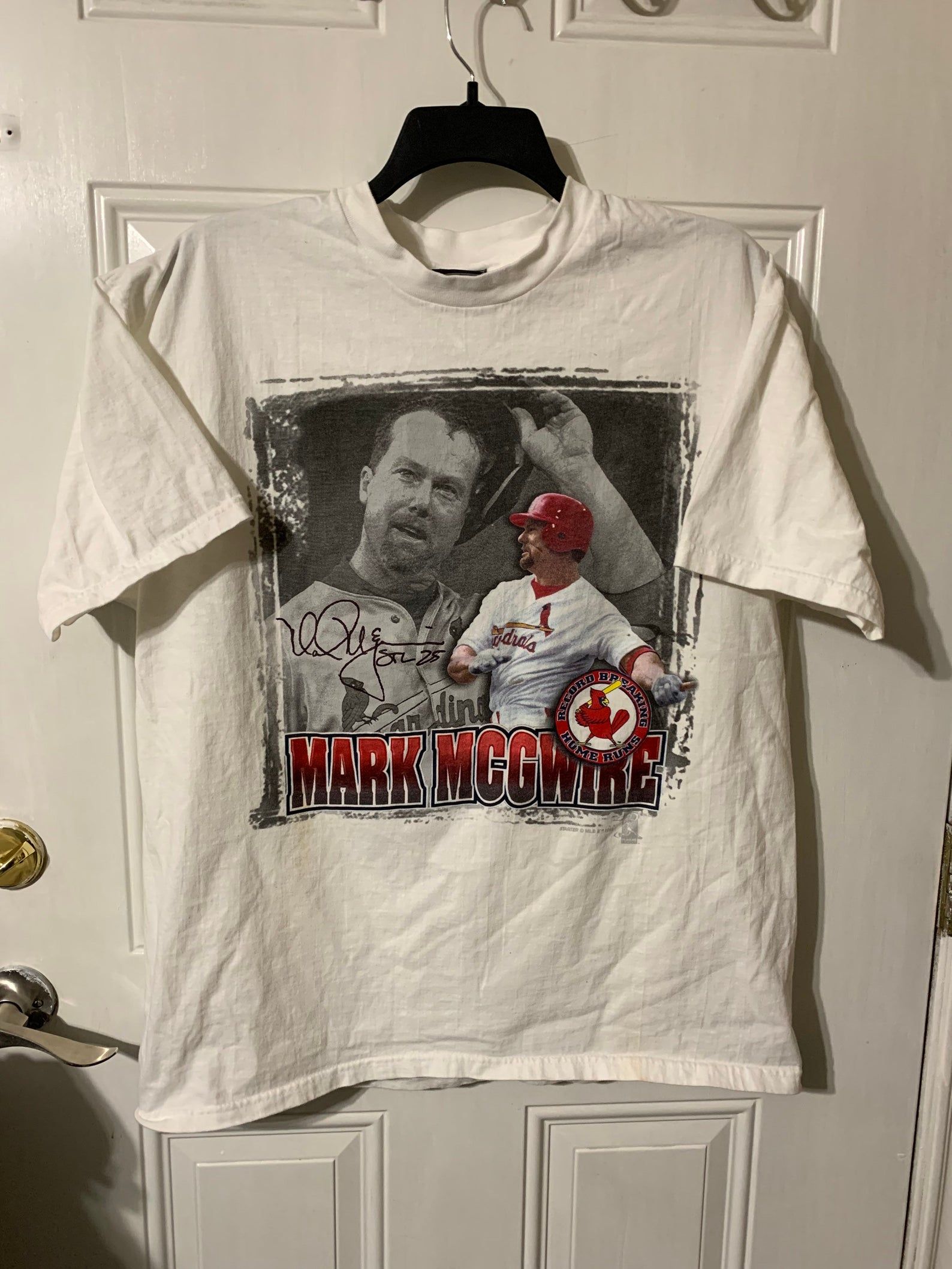 Vintage 90S Mark Mcgwire 1998 Cardinals T-Shirt