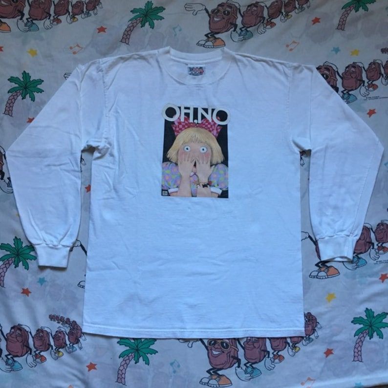Vintage 90S Mary Engelbreit Illustration Long Sleeve T Shirt L Childrens Book Scholastic