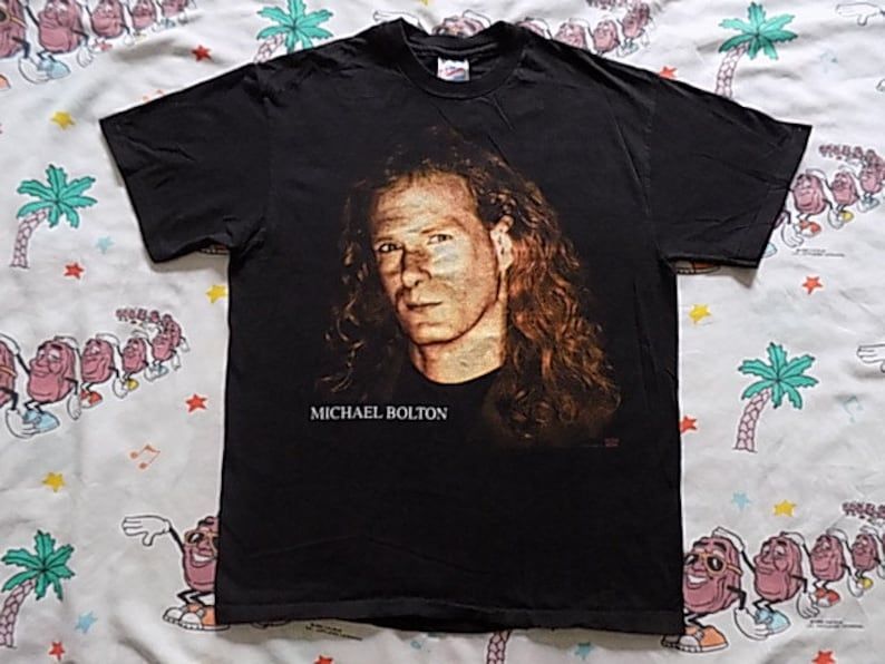 Vintage 90S Michael Bolton 1993 Timeless Tour T Shirt Edium Winterland Rock Express