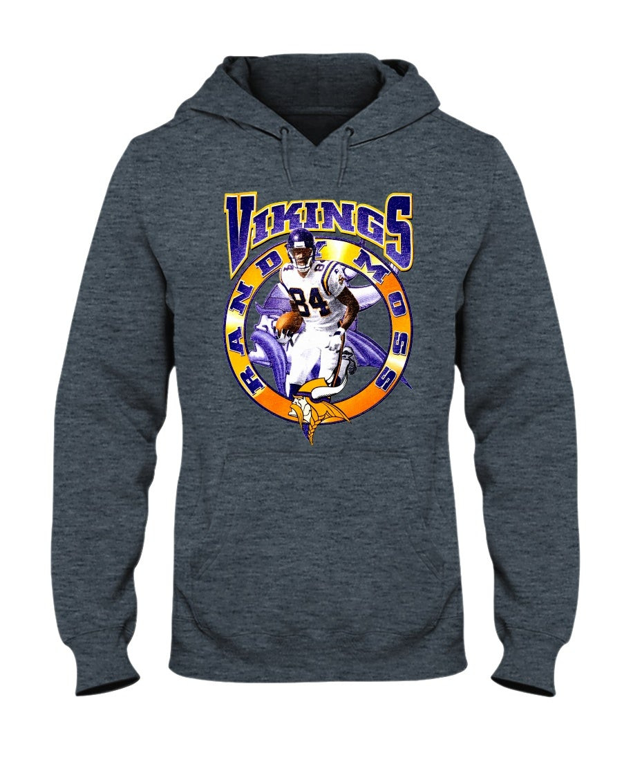 Vintage 90S Minnesota Vikings Randy Moss 84 Starter Hoodie 081121