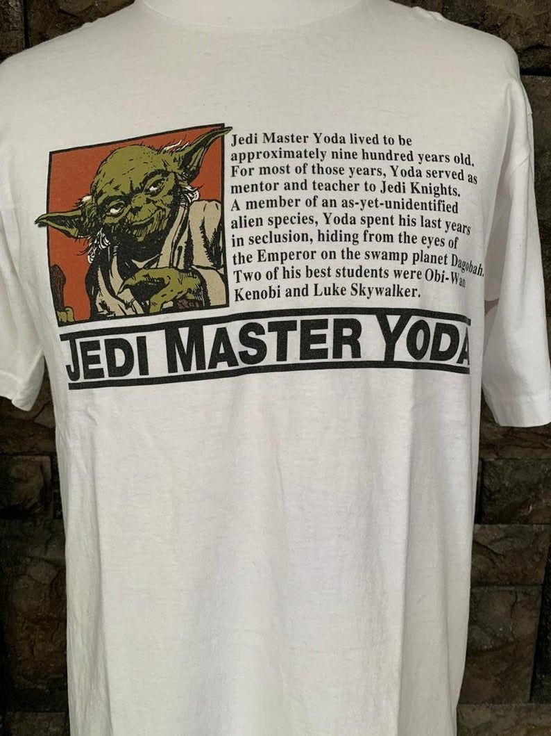 Vintage 90s Movie Jedi Master Yoda Shirt
