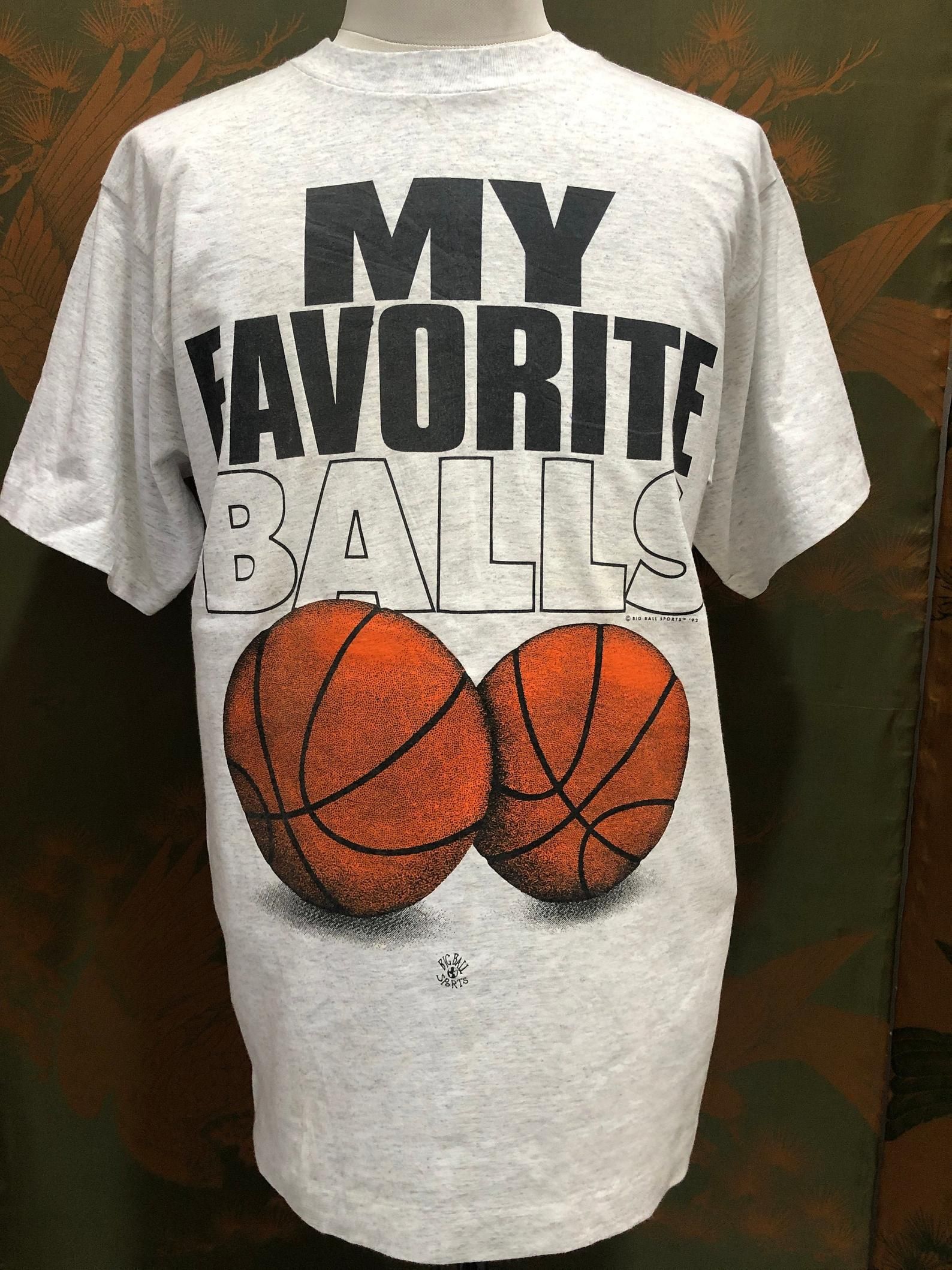 Vintage 90S My Favourite Balls Basketball Big Logo Codekc