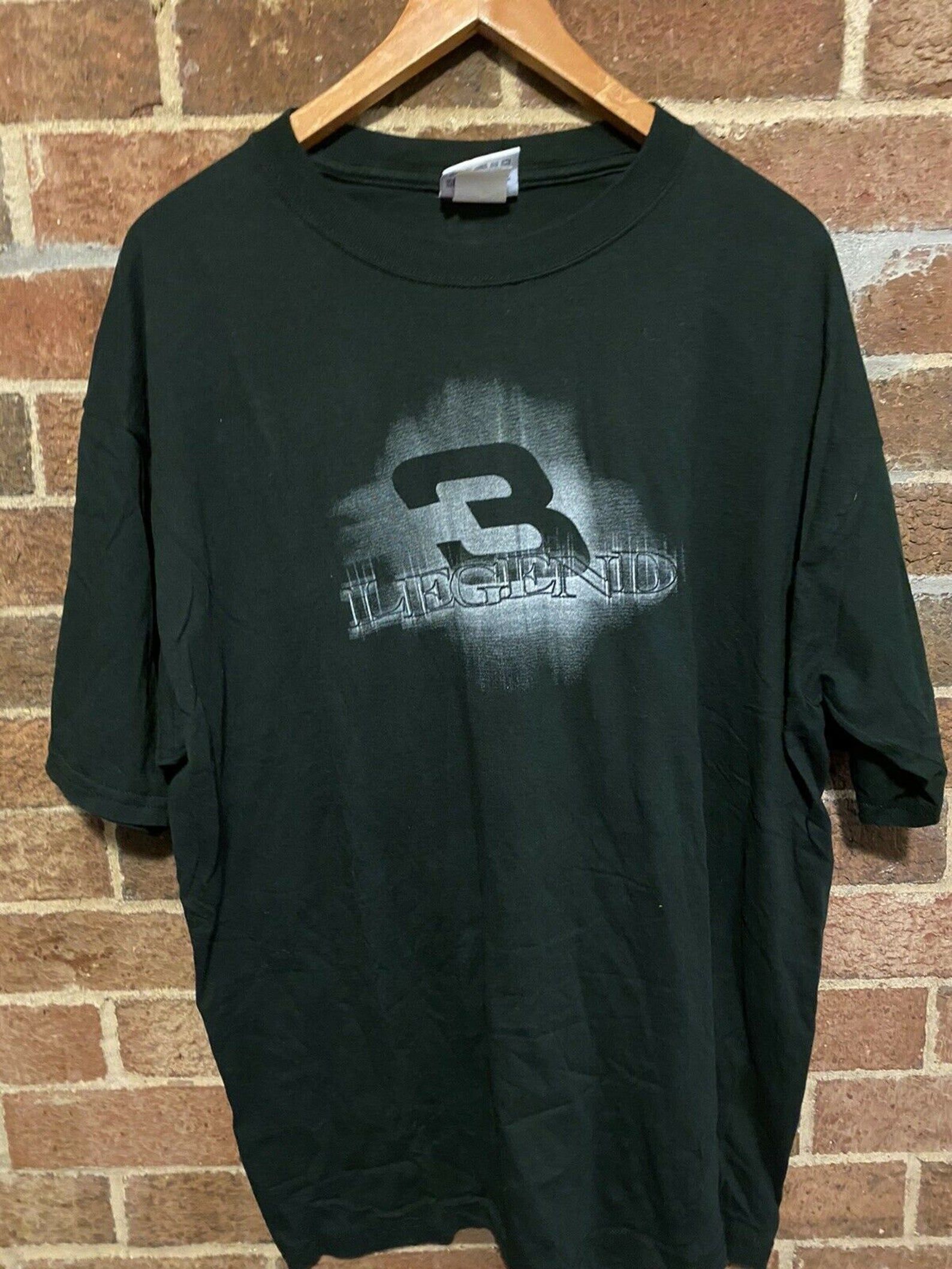 Vintage 90S Nascar Dale Earnhardt 3 Racing Legend Adult Tshirt 2 Black