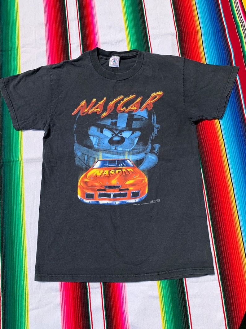 Vintage 90S Nascar Tazmanian Devil Tee Edium