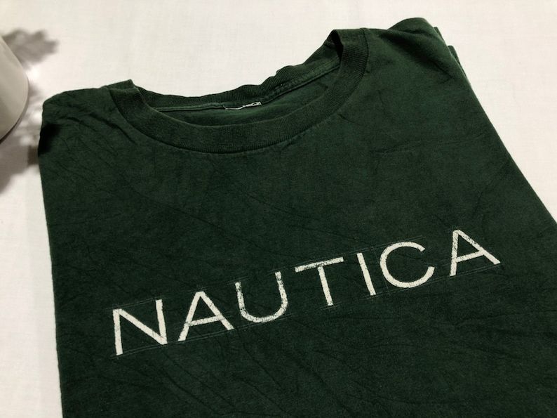 Vintage 90S Nautica Shirt Big Logo