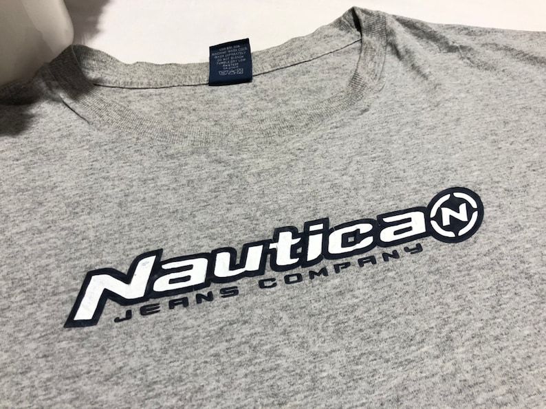 Vintage 90S Nautica Surf Shirt Big Logo