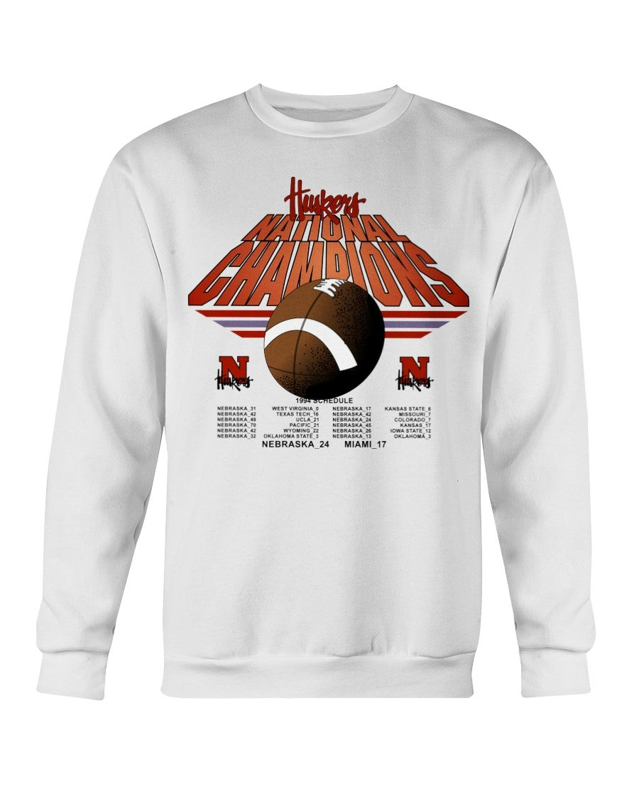 Vintage 90S Nebraska Huskers College Football Sweatshirt 211005